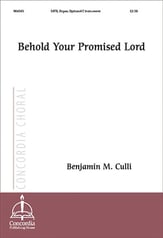 Behold Your Promised Lord SATB choral sheet music cover